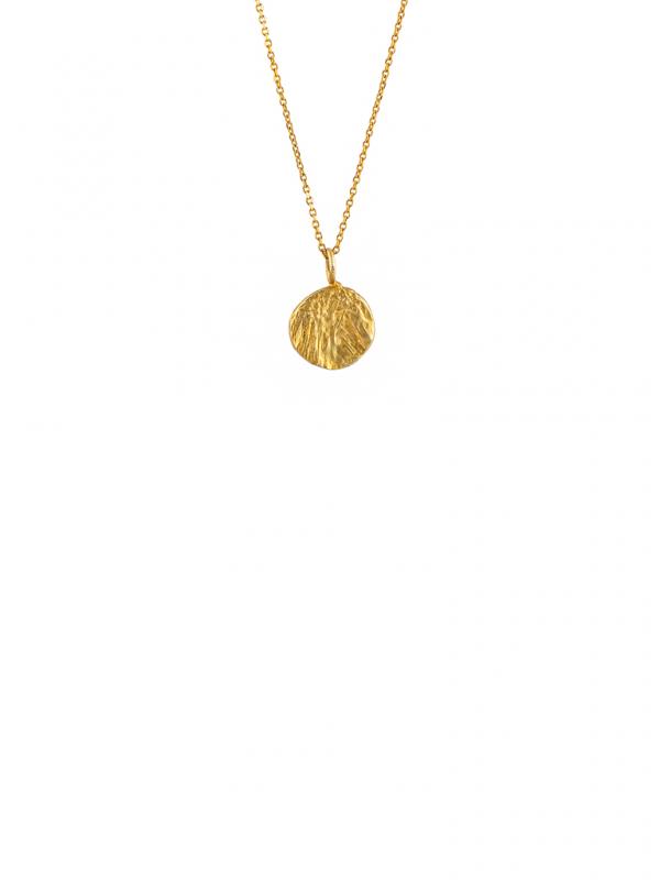 Gold Full Moon Necklace image