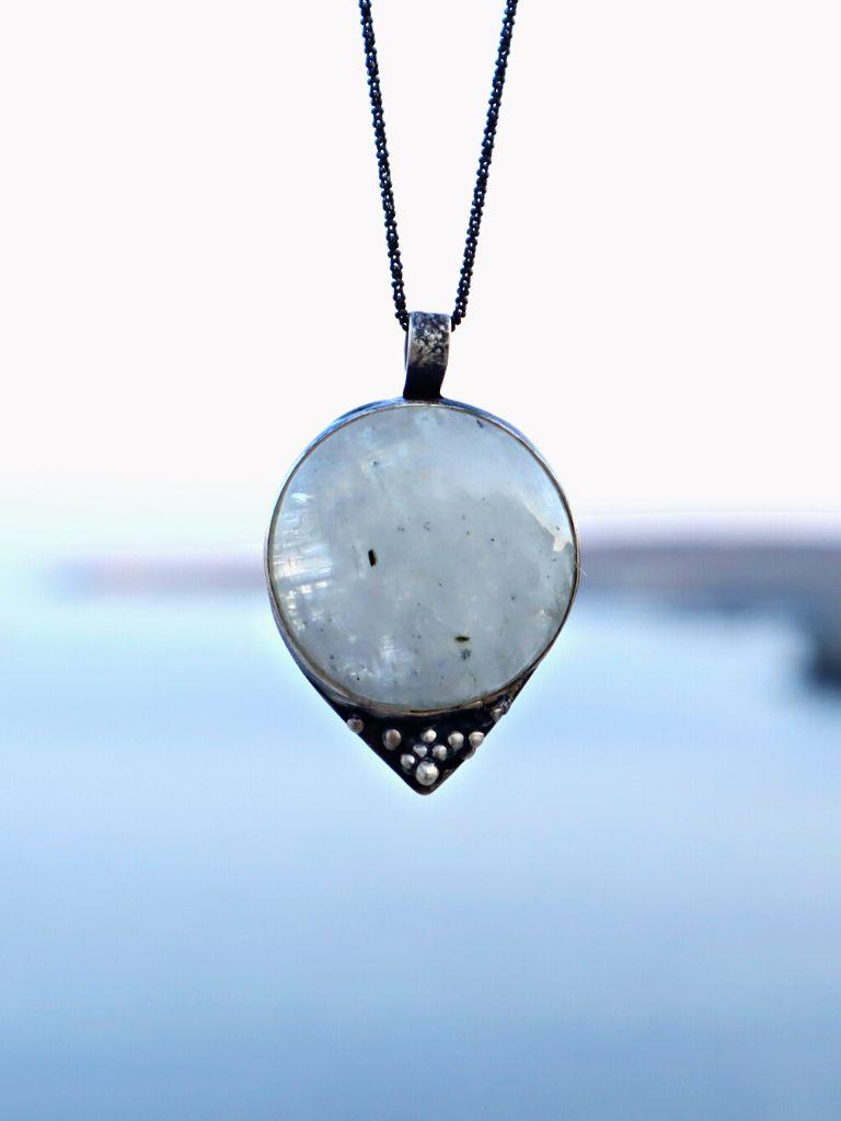 Unique Moonstone Crystal Necklace Muse image