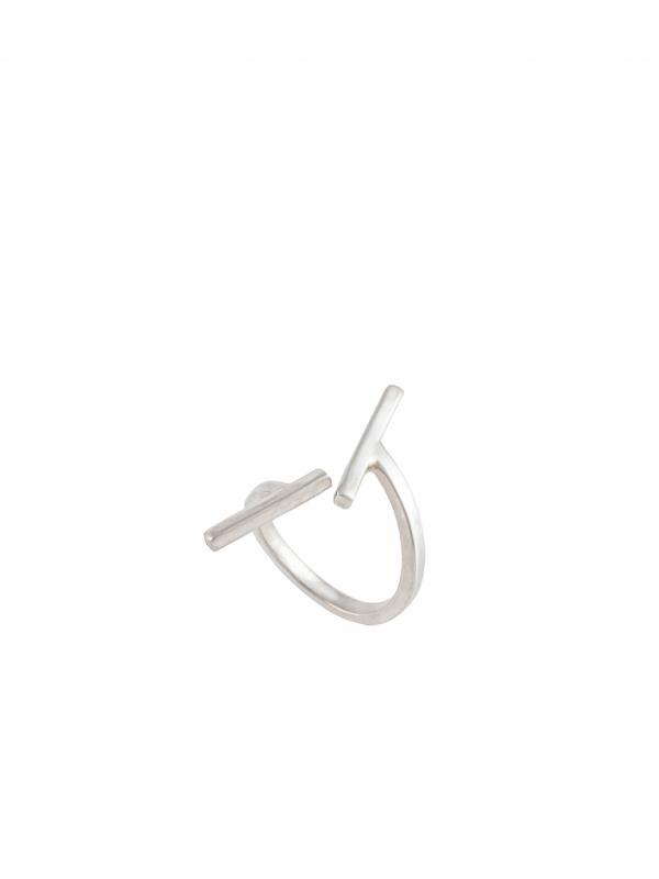 Double Line Cross Ring image